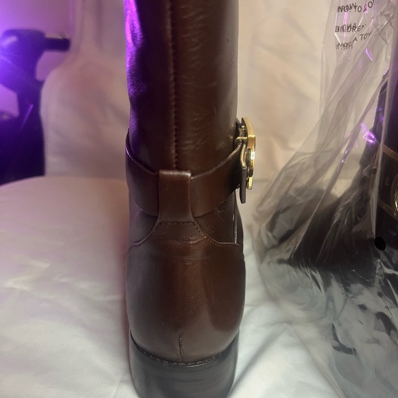 🔥Michael Kors Women's Brown Riding Boots Wide Calf🔥 - Picture 8 of 10